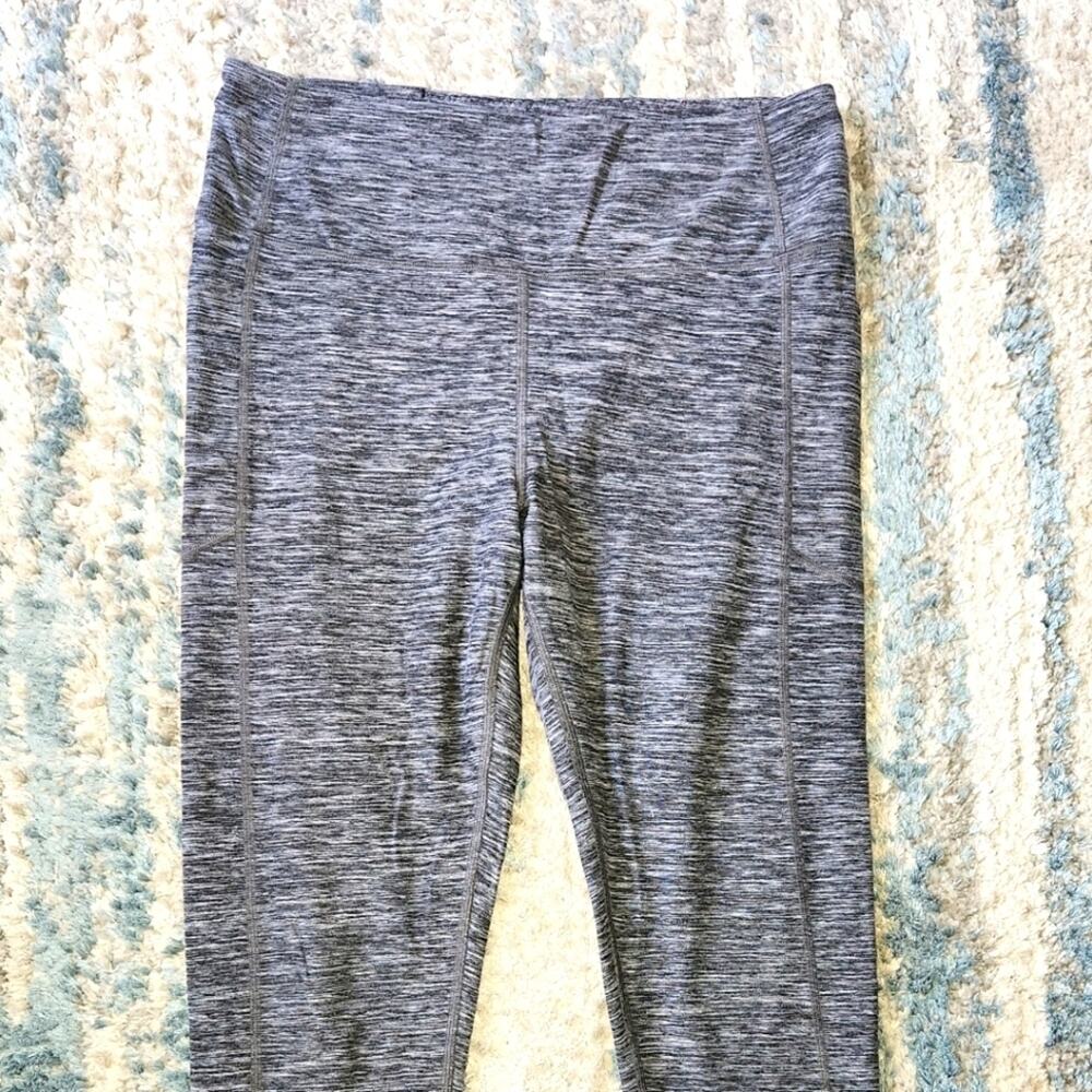 Victoria Secret Gray Exercise Leggings || sz Large EUC
